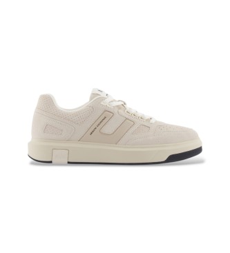 A|X Armani Exchange para hombre. XM002206AF21419U0009 Zapatillas Modern Low-Top beige (45), Cordones, Casual, Deportivo