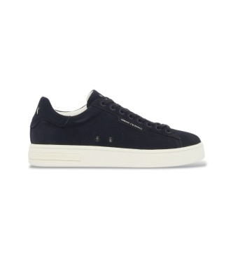 A|X Armani Exchange para hombre. XM002617AF19687ZB004 Zapatillas Low negro (45), Piel, Plano, Cordones, Casual