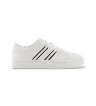 A|X Armani Exchange para mujer. XW002231AF21421M0017 Zapatillas casual pro blanco (39), 3 a 5cm, Cordones