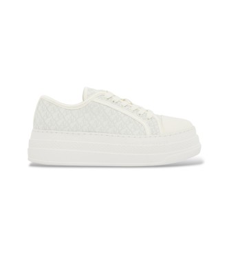 A|X Armani Exchange para mujer. XW002786AF23055M0107 Zapatillas Low blanco (37), Tela, 3 a 5cm, Cordones, Deportivo