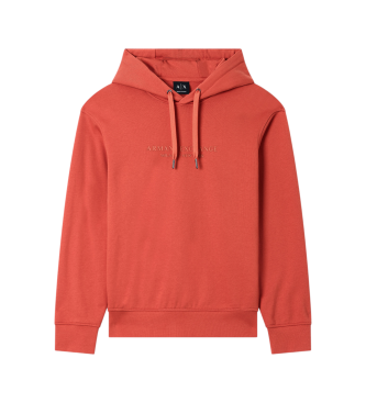 A|X Armani Exchange para hombre. XM001294AF20934U3040 Sudadera Iconic naranja (L), Casual, Algodón, Manga larga