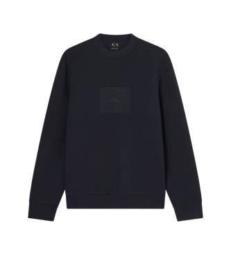 A|X Armani Exchange para hombre. XM002395AF19936UB101 Sudadera regular fit gris oscuro (XS), Casual, Poliéster, Manga corta