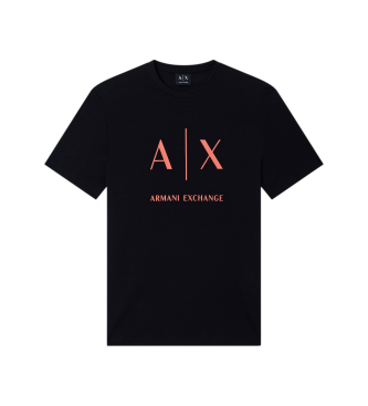 A|X Armani Exchange para hombre. XM002683AF10356MC536 Camiseta big logo negro (L), Casual, Algodón, Manga corta