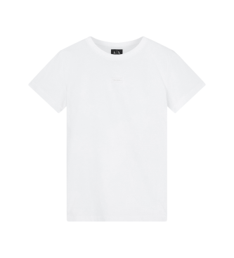 A|X Armani Exchange para mujer. XW002316AF10358U0002 Camiseta basic essential blanco (XXL), Casual, Algodón, Manga corta