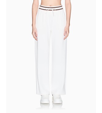 A|X Armani Exchange para mujer. XW002073AF10804U1003 Pantalón Jogger contrast negro (M), Blanco, Casual, Modal