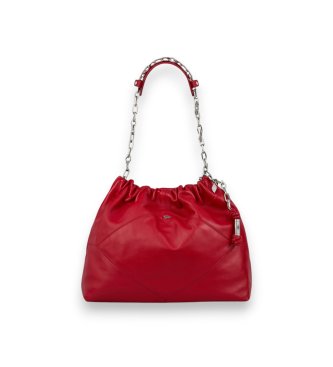 BA&SH para mujer. 2H25CFMN Bolso de piel June rojo (OSFA), Casual