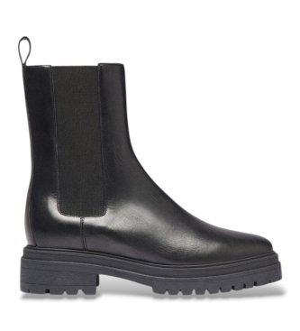 BA&SH 2H20CODA Botas de Piel Coda negro