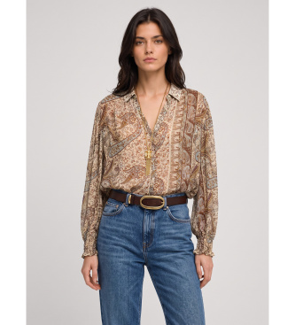 BA&amp;SH 1H26CLEO Camisa Cleo beige