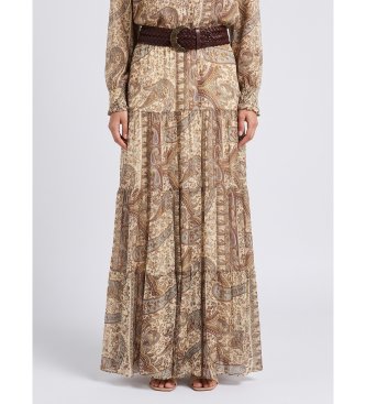 BA&SH 1H26CALI Falda Cali beige