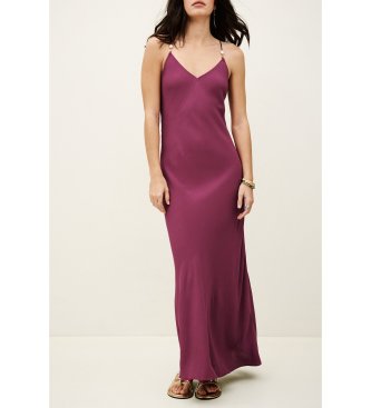 BA&SH para mujer. 1E26HANY Vestido Hany lila (34), Casual, Viscosa, Sin mangas / Tirantes