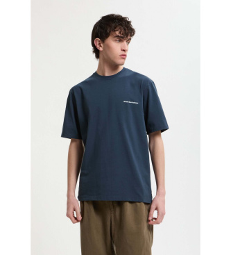 Baracuta para hombre. BRTEE0024UT2968 Camiseta Britain Rainwear azul (XL), Casual, Algodón, Manga corta