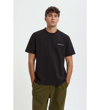 Baracuta para hombre. BRTEE0024UT2968 Camiseta Britain Rainwear negro (L), Casual, Algodón, Manga corta