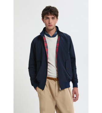 Baracuta para hombre. BRCPS0001BCNY1 Chaqueta Harrington G9 marino (40), Casual, Poliéster