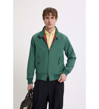Baracuta para hombre. BRCPS0001BCNY1 Chaqueta Harrington G9 verde (46UK=2XL), Casual, Poliéster
