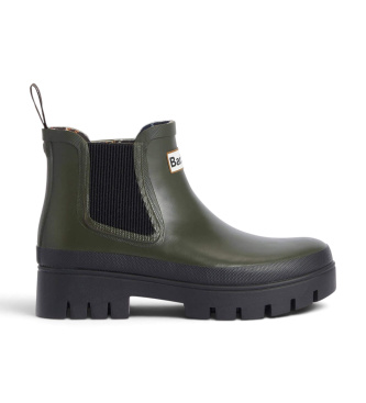 Barbour Botines Halton Chelsea Welly verde
