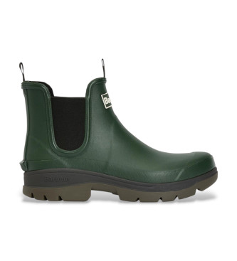 Barbour para hombre. MRF0028 Botines Nimbus verde (45), Plano, Ninguno, Casual
