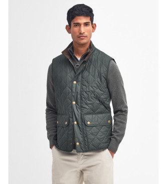 Barbour para hombre. MGI0245 Chaleco Lowerdale verde (XXL), Casual, Poliéster