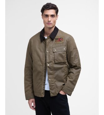 Barbour Chaqueta Workers Wax marrón