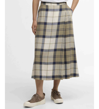 Barbour para mujer. LSK0161 Falda Ballina Midi multicolor (S), Casual, Lyocell