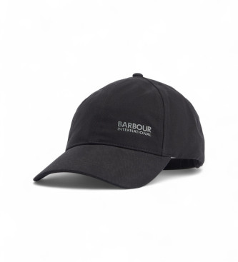Barbour Internacional para hombre. MHA0875 Gorra Albury negro (OSFA), Casual, Algodón