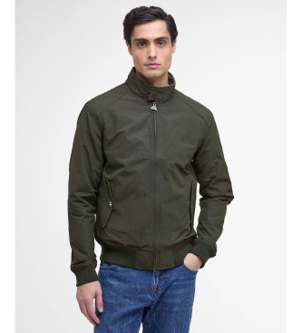 Barbour Internacional para hombre. MCA0427 Chaqueta Harrington verde (XL), Casual, Poliamida