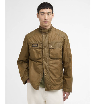 Barbour international para hombre. MWX2455 Chaqueta Merton marrón (M), Casual, Algodón