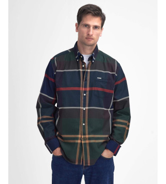 Barbour para hombre. MSH5382 Camisa Bearpark Regular Long-Sleeved multicolor (L), Casual, Algodón, Manga larga