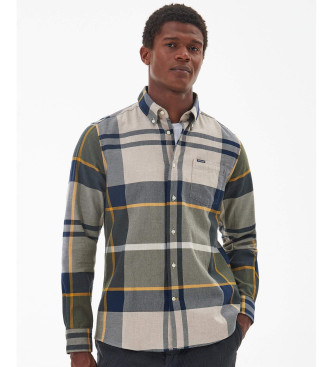 Barbour para hombre. MSH4980 Camisa de manga larga Dunoon multicolor (M), Casual, Algodón