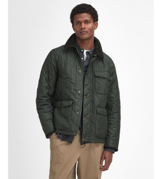 Barbour para hombre. MQU1808 Chaqueta Hornby verde (XL), Casual, Poliéster