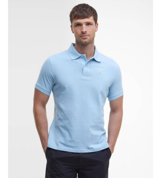 Barbour para hombre. MML0358 Polo Original azul (XXL), Casual, Algodón, Manga corta