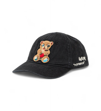 Barrow unisex. F5BWUABC054 Gorra logotipo Bear negro (OSFA), Casual, Algodón