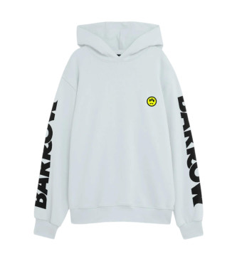 Barrow unisex. S5BWUAHS086 Sudadera Band blanco (S), Casual, Algodón, Manga larga