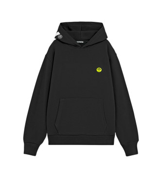 Barrow Unisex. F5BWUAHS058 Felpa Nera Iconica (S), Nero, Casual, Cotone-image