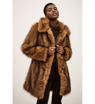 Ba&Sh Para Mulher. 1H25LEST Casaco Lestor Castanho (34), Marrom, Casual, PoliéSter-image