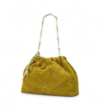 BA&SH para mujer. 2E26CFMS Bag M Suede June Tote mostaza (OSFA), Casual, Piel