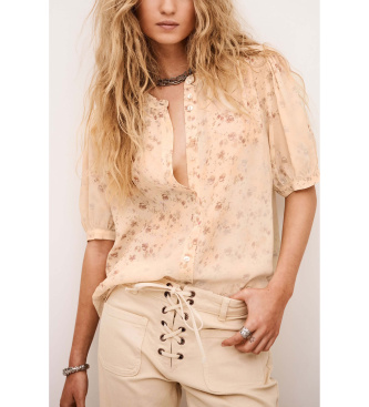Para mujer. 1E26NOVE Blusa Novella (XS), Casual, Viscosa, Manga corta