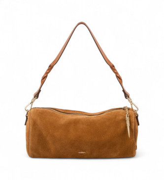 BA&SH para mujer. 2H25BBMS Bolso Beni marrón (OSFA), Casual, Piel