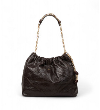 BA&SH para mujer. 2E25CFMY Bolso June marrón (OSFA), Casual, Fiesta, Clásico, Piel