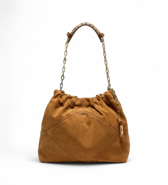 BA&SH para mujer. 2H24CFMS Bolso June marrón (OSFA), Casual, Piel