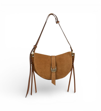 BA&SH para mujer. 2H25SYSS Bolso Youyou marrón (OSFA), Casual, Piel