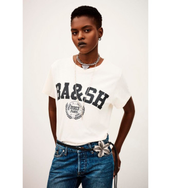 BA&SH para mujer. 1H24IONI Camiseta Ioni beige (40), Casual, Algodón, Manga corta