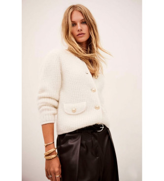 BA&SH para mujer. 1H25HARR Cardigan Harry beige (34), Casual, Lana