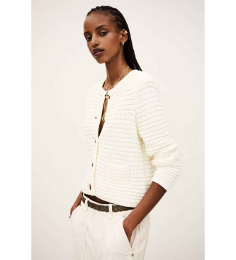 BA&SH para mujer. 1E24GASP Cárdigan Gaspard beige (34), Casual, Algodón