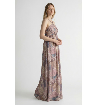 BA&SH para mujer. 1E26PIET Vestido Pietra multicolor (38), Casual, Viscosa