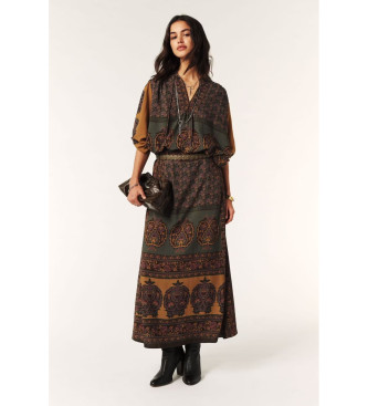 Ba&Sh Para Mujer. 1H25BAYR Falda Bayro MarróN (34), Casual, Viscosa-image