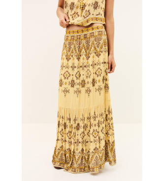 BA&SH 1E26ZAYA Falda Zaya amarillo