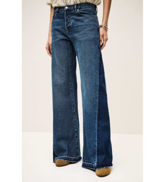 BA&SH para mulher. 1E25VADO Calças de ganga Vadou azul (38), Casual, Algodão, Denim