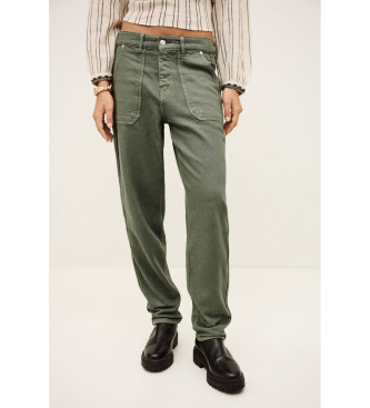 Ba&Sh Para Mujer. 1H25CALI PantalóN Cali Verde (34), Casual, AlgodóN-image