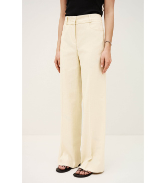 Para mujer. 1E26CIST Pantalón Cista (34), Casual, Lino