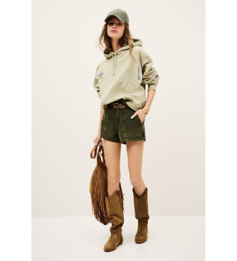 BA&SH para mulher. 1E25OASI Camisola bege Oasis (36), Casual, Algodão